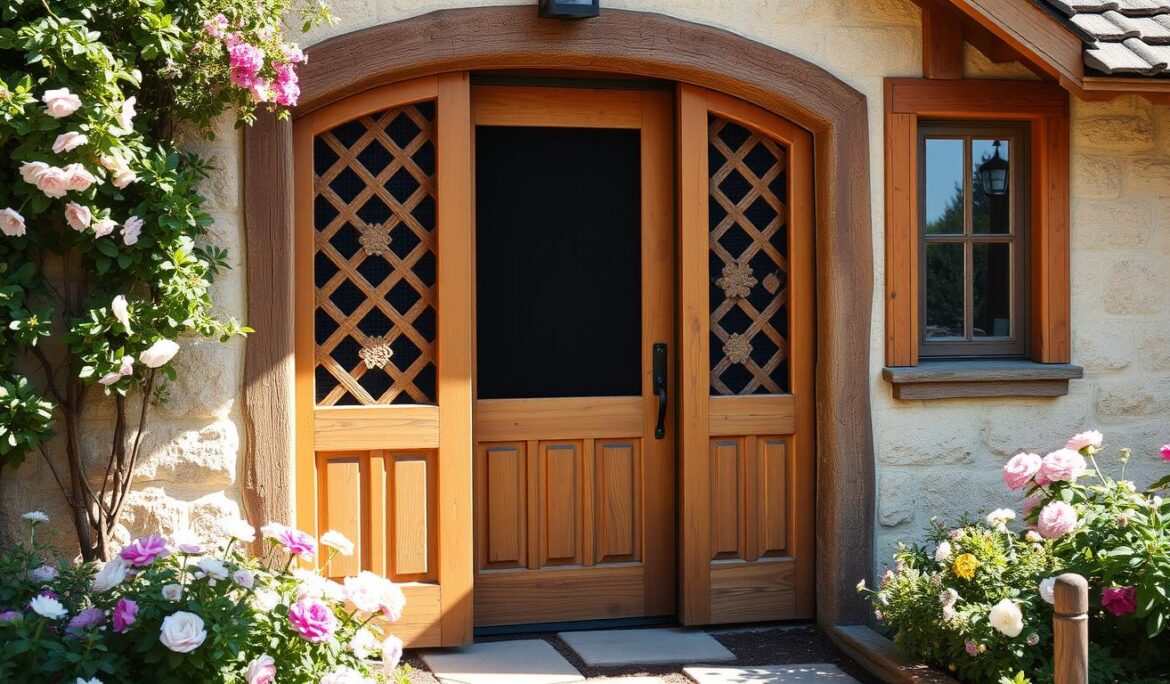 how to build a wooden screen door