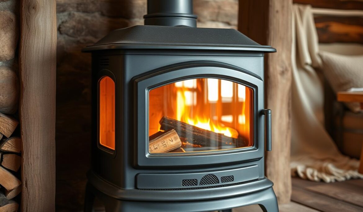 how to clean a wood stove glass door