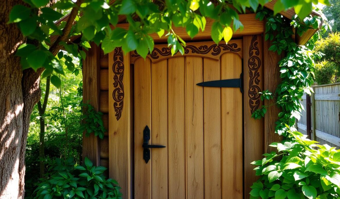 how to make a wooden door for a shed