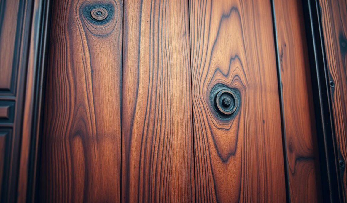 how to paint a door to look like wood