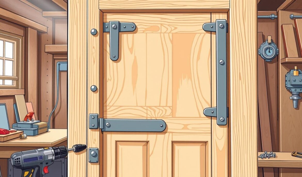 how to reinforce thin wood front door