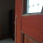 how to repair water damaged wood door frame