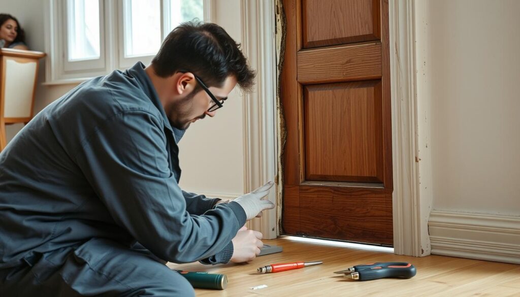 professional door frame repair