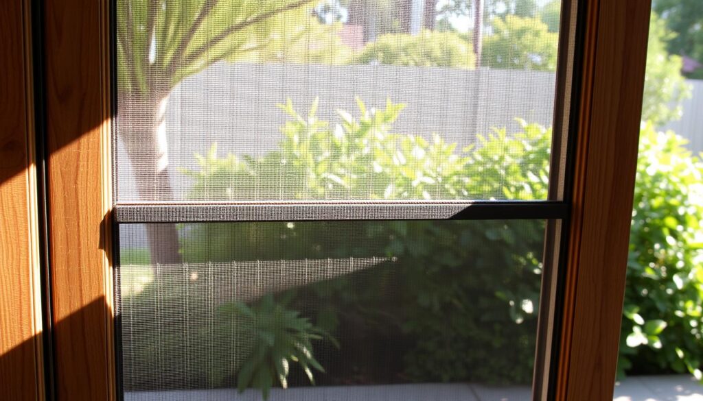 test repaired screen door