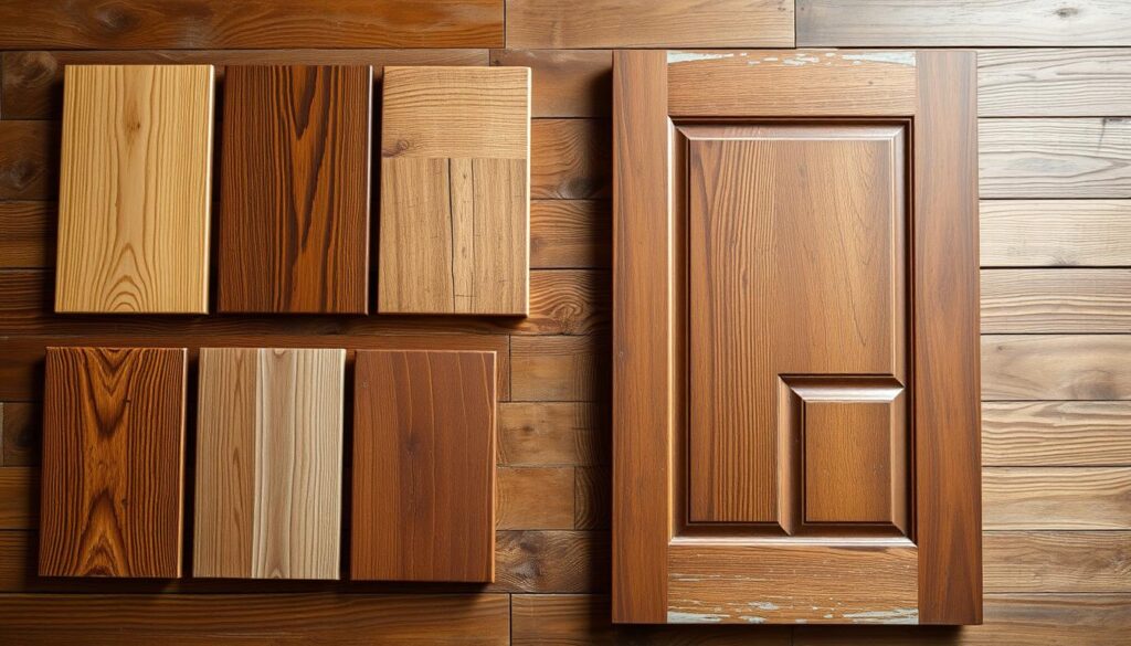 wood door finishes