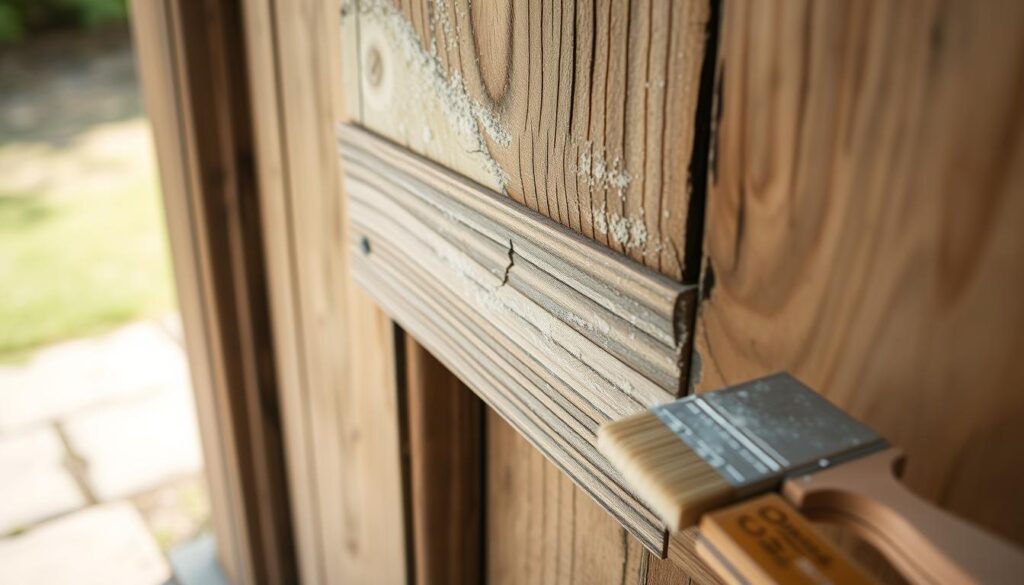 wood door repair